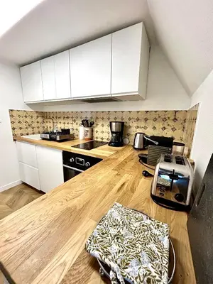 Cuisine ou kitchenette dans l'établissement Canopée - Appartement - Hyper centre ville