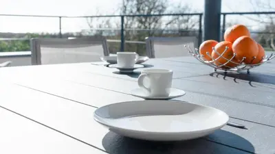 Balcon ou terrasse dans l'établissement Villa Vue Mer