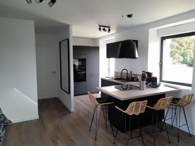 Cuisine ou kitchenette dans l'établissement La casa Tata
