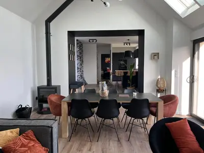 Coin salon dans l'établissement La casa Tata