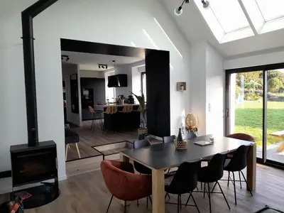 Coin salon dans l'établissement La casa Tata