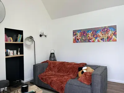 Coin salon dans l'établissement La casa Tata