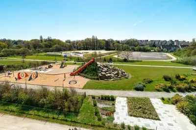 Jardin de l'établissement Les Thermes 511 - Appt proche plage avec piscine partagée