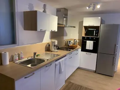 Cuisine ou kitchenette dans l'établissement Jaurès - Centre-Ville - T3 au calme