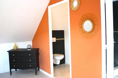 Salle de bains dans l'établissement Ti Guernevez - La Longère