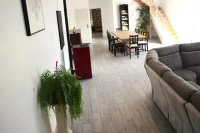 Coin salon dans l'établissement Ti Guernevez - La Longère