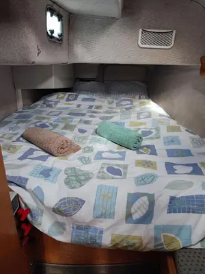 Un ou plusieurs lits dans un hébergement de l'établissement Location Unique : Le Bateau d'Antoine à Roscoff