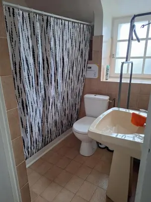Salle de bains dans l'établissement Le Gîte Des Korrigans