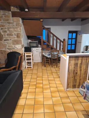 Cuisine ou kitchenette dans l'établissement Le Gîte Des Korrigans