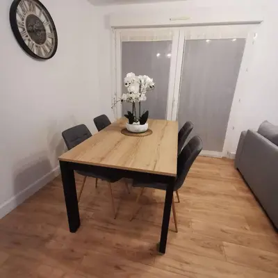 Plan de l'établissement TYVAC - Maison centre Plougasnou 2 chambres- 4 voyageurs