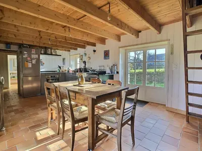Cuisine ou kitchenette dans l'établissement Penty Ty Gwen (Cap de la Chèvre)