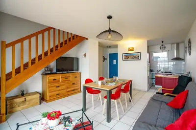 Cuisine ou kitchenette dans l'établissement Les Océanes - Vue Mer