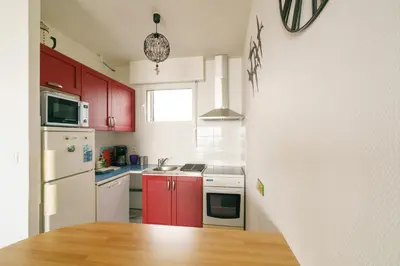 Cuisine ou kitchenette dans l'établissement Les Océanes - Vue Mer