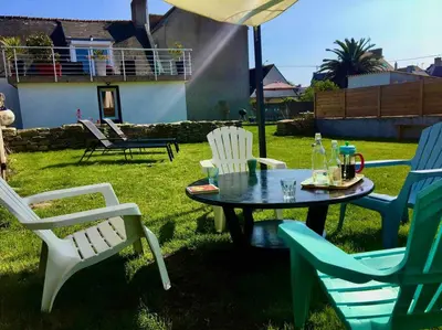 Jardin de l'établissement Maison avec Jardin,Terrasse,bar,baby foot 4-6 pers