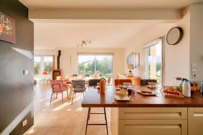 Plan de l'établissement Pays Bigouden, maison pour 8 avec piscine