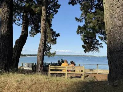 Paysage naturel près de le camping