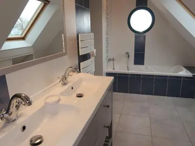 Salle de bains dans l'établissement Holiday Home Ty Mat by Interhome