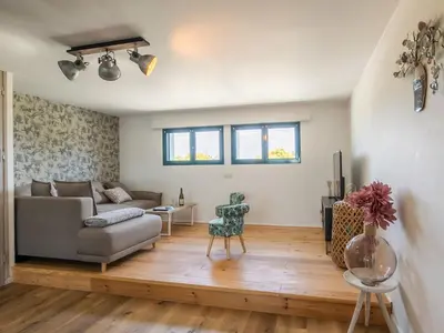 Coin salon dans l'établissement Holiday Home Ty Man by Interhome