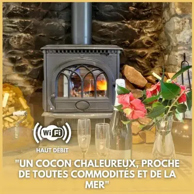 Gîte chaleureux à 3km des plages