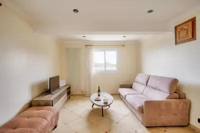 Coin salon dans l'établissement Grande maison vue mer au Guilvinec