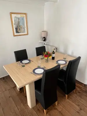 Coin salon dans l'établissement Bri29 - Poullaouen - Murmur-y-coed