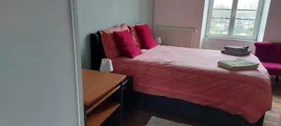 Un ou plusieurs lits dans un hébergement de l'établissement Studio à la Petite Boissière proximité des plages et de la gare SNCF