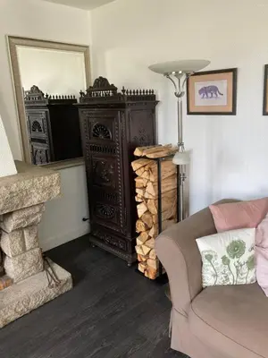 Coin salon dans l'établissement Villa DUXCAAR Avel Mor