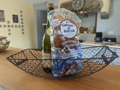 Nourriture dans la maison de vacances ou à proximité