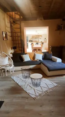 Coin salon dans l'établissement L'amour Breizh