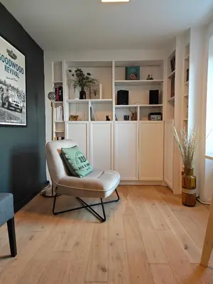 Coin salon dans l'établissement Les Hauts de Morlaix