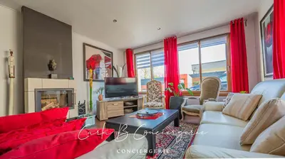 Coin salon dans l'établissement ROBY - maison TREGUNC 6 personnes
