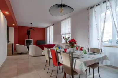 Coin salon dans l'établissement Ty Boca - Maison pour 6 avec jardin