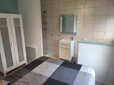 Salle de bains dans l'établissement Passage d'Élise