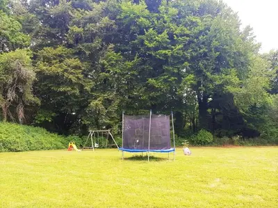 Jardin de l'établissement Le Domaine de Kerampape, gîte accessible, vignoble en Finistère sud