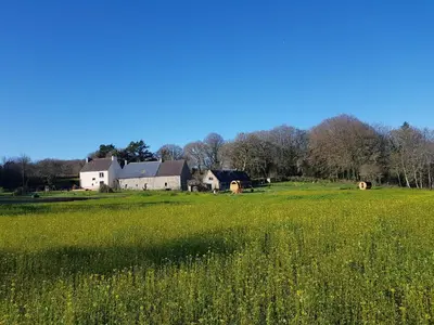 Paysage naturel près de la maison de vacances