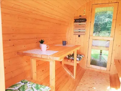 Plan de l'établissement Le Domaine de Kerampape, gîte accessible, vignoble en Finistère sud