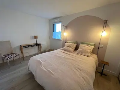 Un ou plusieurs lits dans un hébergement de l'établissement Gwiskaou A 170m de la plage