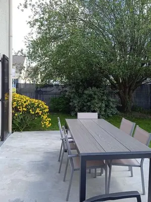 Jardin de l'établissement TY ARVOR Maison à 5 minutes de la plage Concarneau