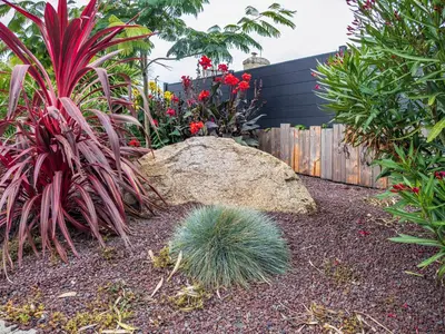 Jardin de l'établissement Maison à 2 pas des plages