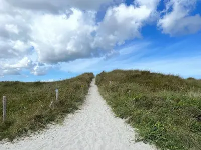 Paysage naturel près de la maison de vacances