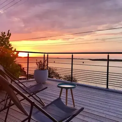 Maison grande terrasse magnifique vue sur l'Aber Wrac'h