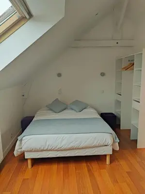 Un ou plusieurs lits dans un hébergement de l'établissement LOFT face à la ville Close Concarneau