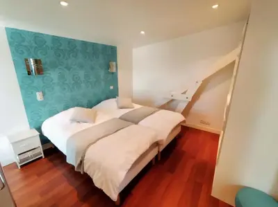 Un ou plusieurs lits dans un hébergement de l'établissement LOFT face à la ville Close Concarneau