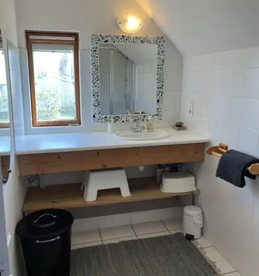 Salle de bains dans l'établissement Hent Ar Mor - Elégante Demeure Trébeurden
