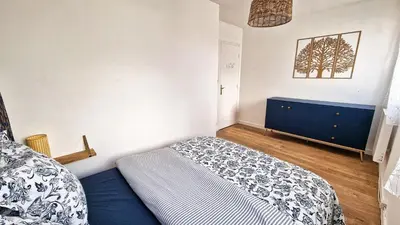 Un ou plusieurs lits dans un hébergement de l'établissement Appartement complet - 1 chambre - Saint-Martin