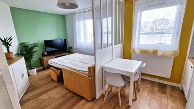 Télévision ou salle de divertissement dans l'établissement Appartement complet - 1 chambre - Saint-Martin