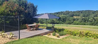 Paysage naturel près de la maison de vacances