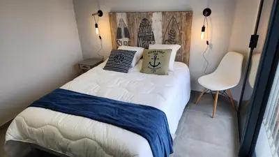 Un ou plusieurs lits dans un hébergement de l'établissement Villa Ty Spa