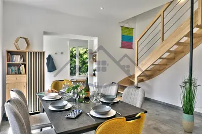 Plan de l'établissement LocaLise - M1 - Bain de mer - Maison entièrement rénové avec jardin clos - Wifi inclus - Draps inclus - Animaux bienvenus