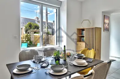 Plan de l'établissement LocaLise - M1 - Bain de mer - Maison entièrement rénové avec jardin clos - Wifi inclus - Draps inclus - Animaux bienvenus